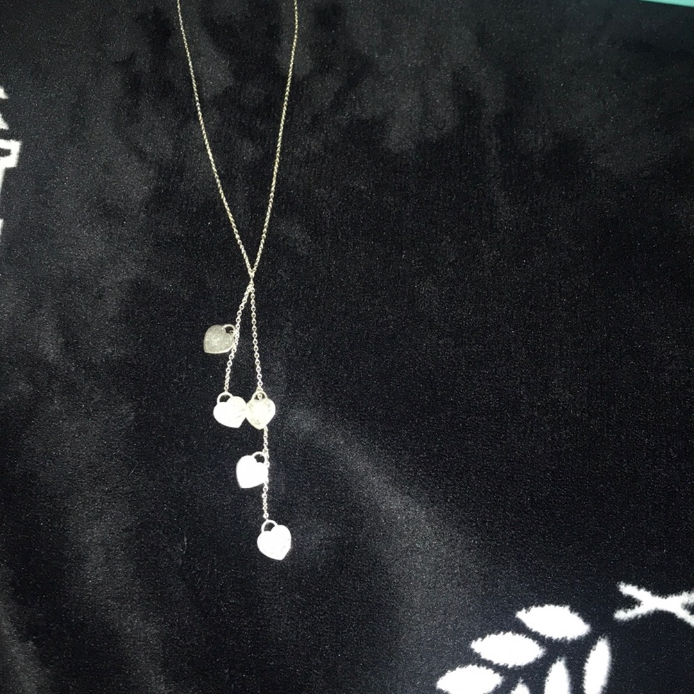 Rare Tiffany mini heart Lariat